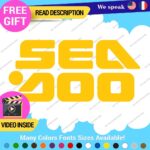 Fits Sea Doo Seadoo Blue Decals Stickers Vinyl Boat Jetski Watercraft  GTX RXT - Image 16