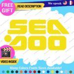 Fits Sea Doo Seadoo Blue Decals Stickers Vinyl Boat Jetski Watercraft  GTX RXT - Image 17