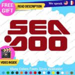 Fits Sea Doo Seadoo Blue Decals Stickers Vinyl Boat Jetski Watercraft  GTX RXT - Image 18