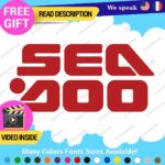 Fits Sea Doo Seadoo Blue Decals Stickers Vinyl Boat Jetski Watercraft  GTX RXT - Image 19