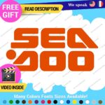 Fits Sea Doo Seadoo Blue Decals Stickers Vinyl Boat Jetski Watercraft  GTX RXT - Image 20