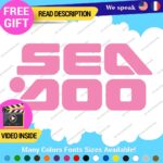 Fits Sea Doo Seadoo Blue Decals Stickers Vinyl Boat Jetski Watercraft  GTX RXT - Image 22