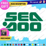 Fits Sea Doo Seadoo Blue Decals Stickers Vinyl Boat Jetski Watercraft  GTX RXT - Image 4