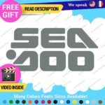 Fits Sea Doo Seadoo Blue Decals Stickers Vinyl Boat Jetski Watercraft  GTX RXT - Image 7