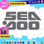 Fits Sea Doo Seadoo Blue Decals Stickers Vinyl Boat Jetski Watercraft  GTX RXT - Image 10