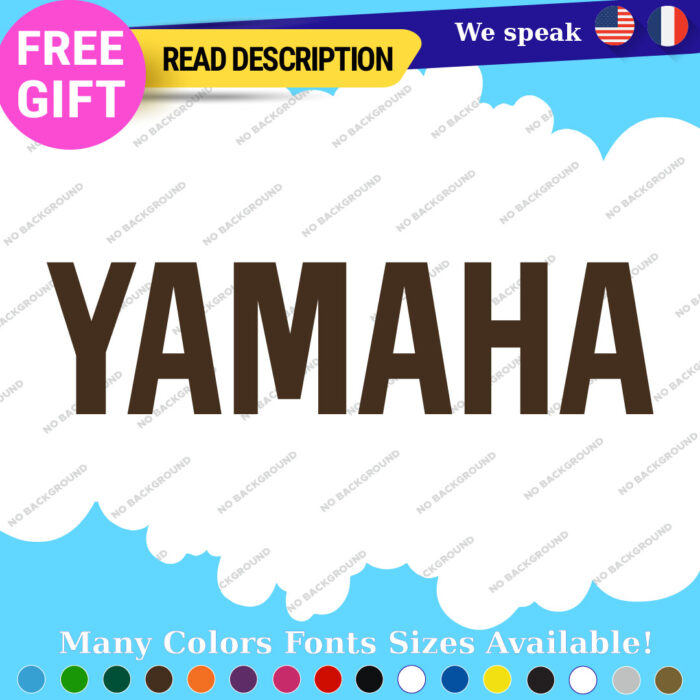 Fits Yamaha Stickers Decals Vinyl Music Motorcycle Snowmobile Motocross ATV Bike - Image 9