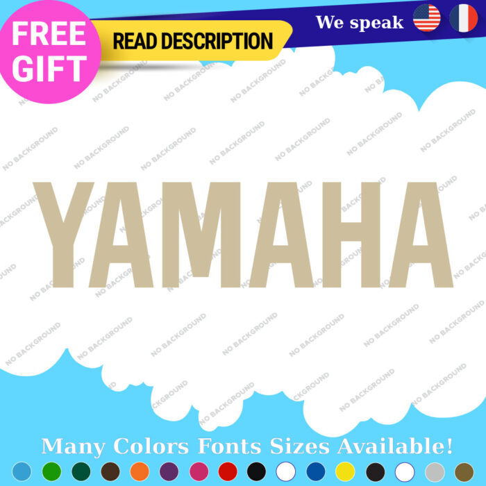 Fits Yamaha Stickers Decals Vinyl Music Motorcycle Snowmobile Motocross ATV Bike - Image 10