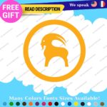 Fits Goat Backcountry Decal Sticker Vinyl Snowboard Snow Ski Hoodie Jacket Gore - Image 26