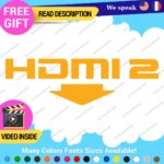 Fits HDMI  2 Port Exhaust Sticker Decal Vinyl Bumper Civic SI Silverado Dual JDM - Image 27