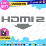 Fits HDMI  2 Port Exhaust Sticker Decal Vinyl Bumper Civic SI Silverado Dual JDM - Image 19