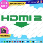 Fits HDMI  2 Port Exhaust Sticker Decal Vinyl Bumper Civic SI Silverado Dual JDM - Image 17