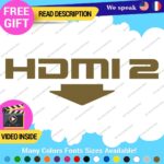 Fits HDMI  2 Port Exhaust Sticker Decal Vinyl Bumper Civic SI Silverado Dual JDM - Image 23