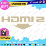 Fits HDMI  2 Port Exhaust Sticker Decal Vinyl Bumper Civic SI Silverado Dual JDM - Image 21