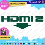 Fits HDMI  2 Port Exhaust Sticker Decal Vinyl Bumper Civic SI Silverado Dual JDM - Image 26