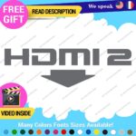 Fits HDMI  2 Port Exhaust Sticker Decal Vinyl Bumper Civic SI Silverado Dual JDM - Image 22