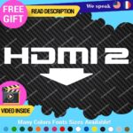 Fits HDMI  2 Port Exhaust Sticker Decal Vinyl Bumper Civic SI Silverado Dual JDM - Image 14