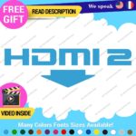 Fits HDMI  2 Port Exhaust Sticker Decal Vinyl Bumper Civic SI Silverado Dual JDM - Image 25