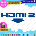 Fits HDMI  2 Port Exhaust Sticker Decal Vinyl Bumper Civic SI Silverado Dual JDM - Image 15