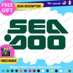 Fits Sea Doo Seadoo Blue Decals Stickers Vinyl Boat Jetski Watercraft  GTX RXT - Image 27