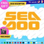 Fits Sea Doo Seadoo Blue Decals Stickers Vinyl Boat Jetski Watercraft  GTX RXT - Image 26