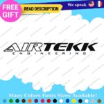 Fits Airtekk Engineering Sticker Decal Air Tekk Manifoil Ride Kit Stage Coilover - Image 3