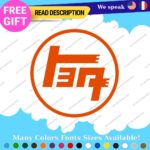 Fits Toyota TEQ Decals Stickers Vinyl Old Vintage JDM Drift Tuning Lowered Japan