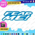 Fear Me Decals Stickers Vinyl Car Race Drift Funny JDM Prank Truck Tunning - Image 9