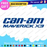 Fits Can-Am Maverick Decal Sticker Vinyl Team Outlander X BRP Spyder Ryker X ATV - Image 14