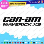 Fits Can-Am Maverick Decal Sticker Vinyl Team Outlander X BRP Spyder Ryker X ATV - Image 3