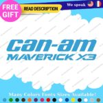 Fits Can-Am Maverick Decal Sticker Vinyl Team Outlander X BRP Spyder Ryker X ATV - Image 23