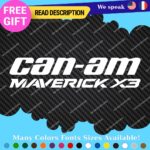 Fits Can-Am Maverick Decal Sticker Vinyl Team Outlander X BRP Spyder Ryker X ATV - Image 25