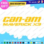 Fits Can-Am Maverick Decal Sticker Vinyl Team Outlander X BRP Spyder Ryker X ATV - Image 4