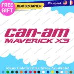 Fits Can-Am Maverick Decal Sticker Vinyl Team Outlander X BRP Spyder Ryker X ATV - Image 8