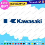 Fits Kawasaki Decals Stickers Vinyl Moto Bike Vintage Motocross Team Cafe Racing - Image 25