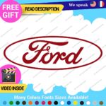 Fits Oval Ford 1976 Decal Sticker Vinyl Vintage Mustang Car Emblem Truck Build - Image 4