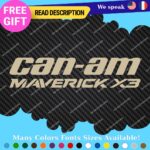 Fits Can-Am Maverick Decal Sticker Vinyl Team Outlander X BRP Spyder Ryker X ATV - Image 28