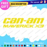 Fits Can-Am Maverick Decal Sticker Vinyl Team Outlander X BRP Spyder Ryker X ATV - Image 27