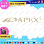 Fits A'pexi Decals Stickers Vinyl JDM Tuning Parts Exhaust Kits Apexi Link Rod - Image 16