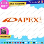 Fits A'pexi Decals Stickers Vinyl JDM Tuning Parts Exhaust Kits Apexi Link Rod - Image 3