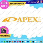 Fits A'pexi Decals Stickers Vinyl JDM Tuning Parts Exhaust Kits Apexi Link Rod - Image 22