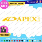 Fits A'pexi Decals Stickers Vinyl JDM Tuning Parts Exhaust Kits Apexi Link Rod - Image 25