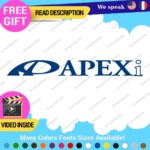 Fits A'pexi Decals Stickers Vinyl JDM Tuning Parts Exhaust Kits Apexi Link Rod - Image 8