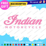 Fits Gold Indian Decal Sticker Vinyl Cycle  Bike Tank Script Bike Motorcycle - Image 7