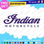 Fits Gold Indian Decal Sticker Vinyl Cycle  Bike Tank Script Bike Motorcycle - Image 8