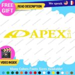 Fits A'pexi Decals Stickers Vinyl JDM Tuning Parts Exhaust Kits Apexi Link Rod - Image 26