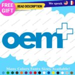 Fits OEM + Stickers Vinyl Decals Euro JDM Plus Drift Race Ride Stock Parts - Image 13