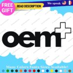 Fits OEM + Stickers Vinyl Decals Euro JDM Plus Drift Race Ride Stock Parts - Image 3