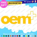 Fits OEM + Stickers Vinyl Decals Euro JDM Plus Drift Race Ride Stock Parts - Image 4