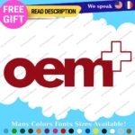 Fits OEM + Stickers Vinyl Decals Euro JDM Plus Drift Race Ride Stock Parts - Image 6