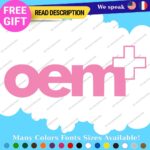 Fits OEM + Stickers Vinyl Decals Euro JDM Plus Drift Race Ride Stock Parts - Image 9